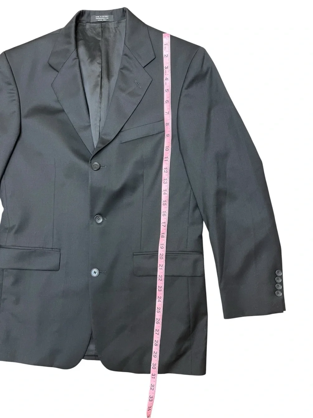 Alfani Black 100% Wool Blazer Sport Coat Men’s 38R Classic Fit